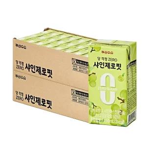[내일도착] 부산우유 샤인제로핏 150ml, 48개