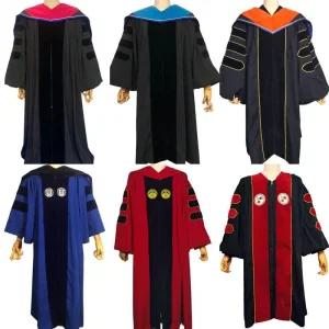 박사가운 학사모 세트 석사 박사 졸업 사진 수료 의상