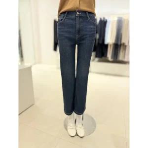 [롯데백화점]SOUP 일자핏 안밴딩 약기모 데님팬츠  SBBDP372