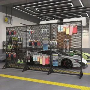 장식파티션 철제 망 벽걸이 카페 가림막 가벽 타공판