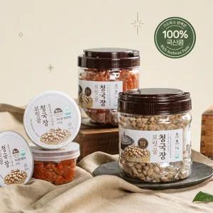 보릿골푸드 냄새없는 국산콩 발효 보릿골청국장 200g x 5개