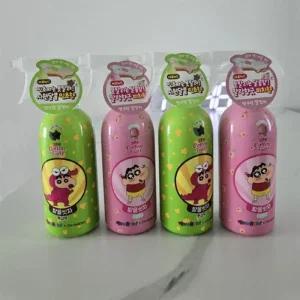 [웰빙창고] 온더바디 발을씻자 짱구에디션 385ml 4개(복숭아2+초코민트2)