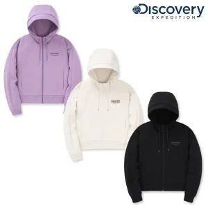 [디스커버리](강남점)[정상가139000원] 디스커버리 여성 크롭 트레이닝 후드형 자켓 후드 집업 DWTR41044