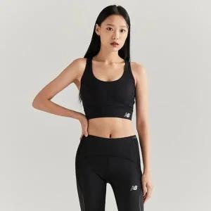 [뉴발란스] 매장판 여성 스포츠 러닝 브라탑 블랙 NBN9C4S042-19
