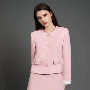 [하프클럽/S쏠레지아]에스쏠레지아 트위드 커프스 디테일 자켓 SON2EJK070