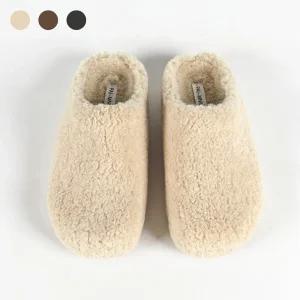 페조 여성 슬리퍼 양털 뮬 기모 방한 키높이 블로퍼 PZSPFR 1107