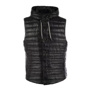 울트라라이트 나일론 후드 다운 조끼 PI00095UR 9300