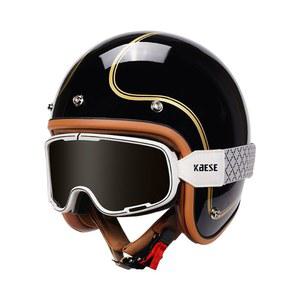 레트로 헬멧 바이크 오토바이 남자 여름 빈티지 스쿠터 경량 페이스 클래식 하이바 여자