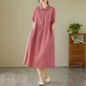 여름 빅사이즈 중년 아줌마 원피스 큰옷 드레스 부인복 외출복