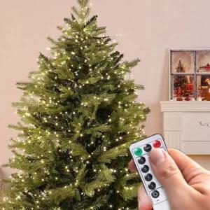 (은하수) LED 300구 검정선 USB 지네 전구(7.5m) (리모컨포함)/다용도 인테리어 트리꾸미기 야외 기념일