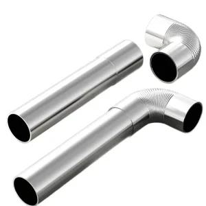 보일러 연통 이중관 엘보형 90° 500？mm 가스보일러용