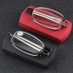 돋보기 노안 접이식 안경 독서용 블루라이트차단 케이스