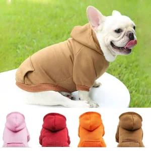 강아지 겨울옷 기모 후드티 스판 애견 실내복 외출복 산책옷 PE 티셔츠 코디