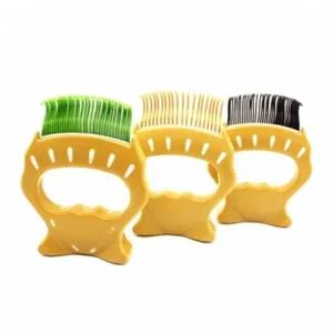 [콩심팥심]강아지 조개빗 한방향 오렌지 1P 고양이 안면 눈꼽빗 고양이참빗