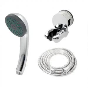 크롬 샤워기 소 메탈호스 A세트 1.5m 화장실 호스 줄 샤워헤드 절수형 샤워꼭지 교체 걸이 욕실 부스 행거