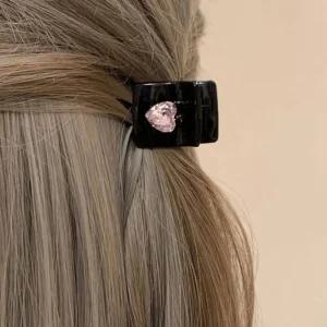 집게핀 장식 잔머리고정핀 잔머리정리핀 집게핀세트 미니집게핀 머리장식 큐빅