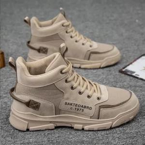  남자 워커 사막화 밀리터리 전술화 남성신발 부츠 워커 신발 키높이 방한화 