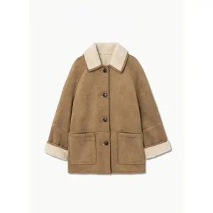 쉬즈미스 스웨이드 시어링 무스탕 SWUJKP42010 779674