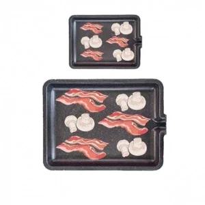 4 6인용 넓은 사이즈 사각 고기 불판 X 2개입