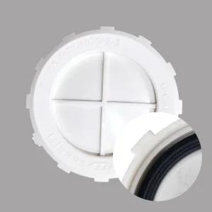 CYT URF 원터치 캡 PVC 배관 마감 부속 플라스틱 엔드캡 75A(고무링포함)