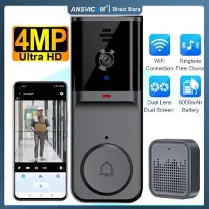 제어 M16 원격 아파트 초인종 보호 도어벨 1p 업 카메라 비디오 및 스마트 보안 웨이크 홈
