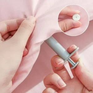 주사기 이불 커버 밀림방지 안전 고정핀 침대 정리용 기타침구단품 이불 매트리스커버 시트 메트리스커버