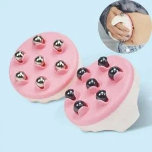 360도 회전 자석 셀프 마사지볼 림프 룰러 지압볼 장갑 회전볼 롤링 볼 근육맛사지도구 마사지 자석