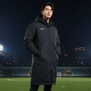 나이키 롱패딩 블랙 청소년 성인용 학생 낚시 촬영 현장 팀복 작업장 부모님 캠핑