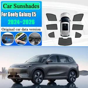 가리개 측면 앞유리 햇빛 프로톤 창문 액세서리 EX5 7 eMAS E5 메쉬 지리 자석식 2026 차량용 자동차