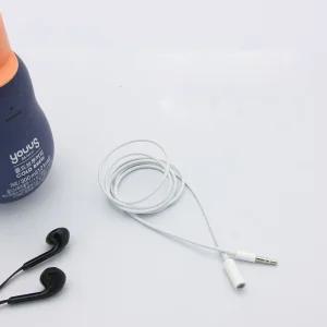 Coms AUX 스테레오 3극 연장 케이블 1M 이어폰 연장선