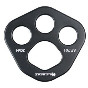 요가 해먹 하강 암벽 등반을 위한 SEPEAK 30kN 리깅 플레이트, 포스 디바이더 플레이트 베어, 앵커 멀티플라이어 커넥터 기어