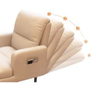 1인용 리클라이너 자동 일인용 등받이5단조절 가죽 코튼린넨 스툴 전동식 1인