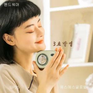 휴대용 전기 손난로 보조배터리 대용량 8000-10000mA USB 충전식 곰 사슴 캐릭터