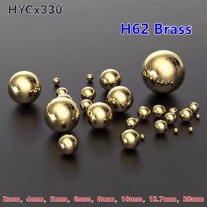 Ø2mm - 솔리드 H62 황동 공 정밀 순수 구리 라운드 비즈 직경 4mm 5mm 6mm 8mm 12.7mm