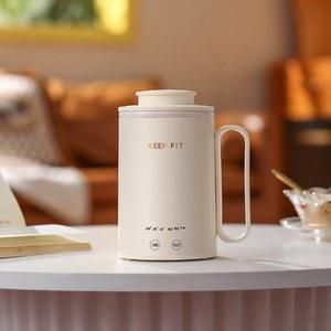 여행용 전기포트 휴대용 커피포트 새로운 작은 400ml 전기 주전자 300W 다기능 여행 스테인레스 스틸 스튜 건강 냄비