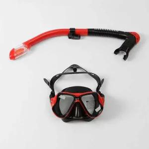 [콩심팥심]아로아 스노쿨링 세트 레드 물놀이 잠수경세트