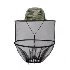 [콩심팥심]해충방지 모기장 방충모자(밀리터리)/ 낚시 벌초모자