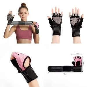 손목보호 여성 메쉬 헬스장갑 M 쿠션 싸이클반장갑