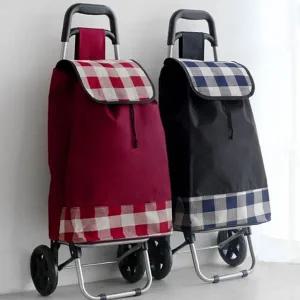 체크 접이식 카트 알루미늄 경량 다용도 접이식 핸드 카트 바퀴형 가정용 이동형 계단 운반 물품