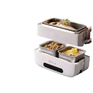 휴대용 원터치 전기 보온도시락 도시락통 밥짓는 밥솥