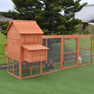 야외 닭장 원목 케이지 울타리 사육장 조류 하우스