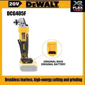 DEWALT 호환 DCG406 125/100mm 무선 브러시리스 bldc 앵글 그라인더 9000RPM 절단기 연마 기계 20V 리튬 배
