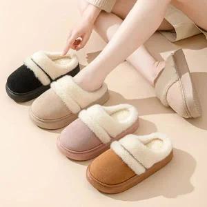 [NS홈쇼핑]모피 방한 슬리퍼 어그스타일 여성 실내화[35580375]