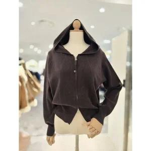 [러브앤쇼](광주신세계)후드 니트 집업GCFLGKJ01