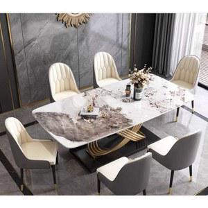 대리석 식탁 의자 수입 2인용 모던 6인용 엔틱 럭셔리 직사각형 세트 4인용