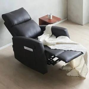 바디 1인 리클라이너 소파의자 수동 에어레더 이지클린
