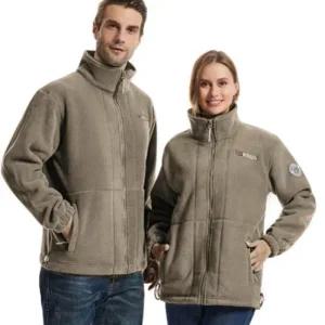 폴리스 후리스 점퍼 잠바 아우터 자켓 겨울 하이넥 집업 보아털 아웃도어