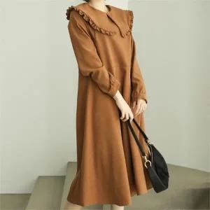 빅사이즈 201 소프트세라넥롱원피스 DWBG278