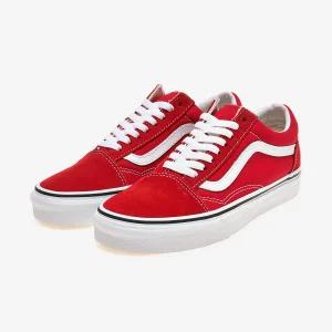 국내매장 반스 올드 스쿨 레이싱 레드 트루 화이트 RACING RED TRUE WHITE