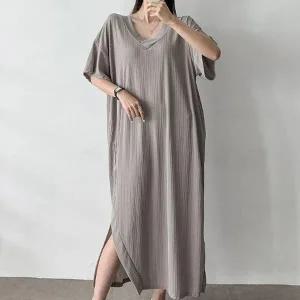 빅사이즈 508 브이카라밑트임원피스 DGLV108